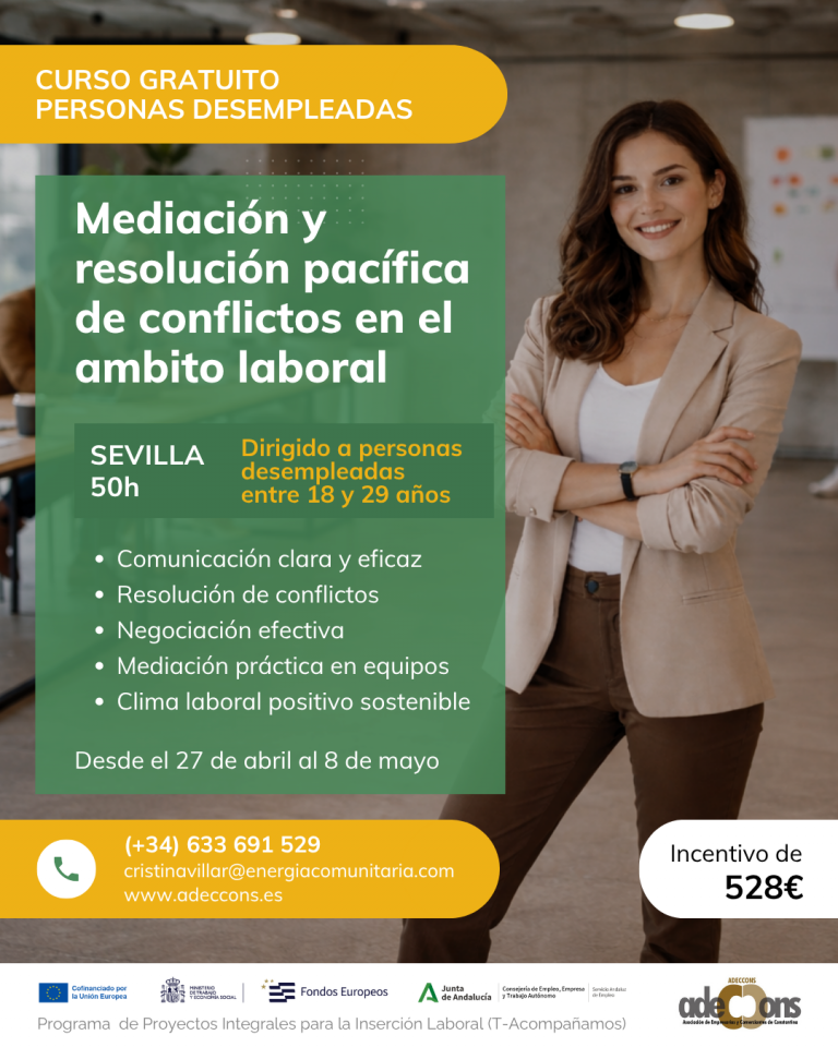 Adeccons -Mediacion y Resolución Pacífica de Conflictos en el ambito laboral - Sevilla