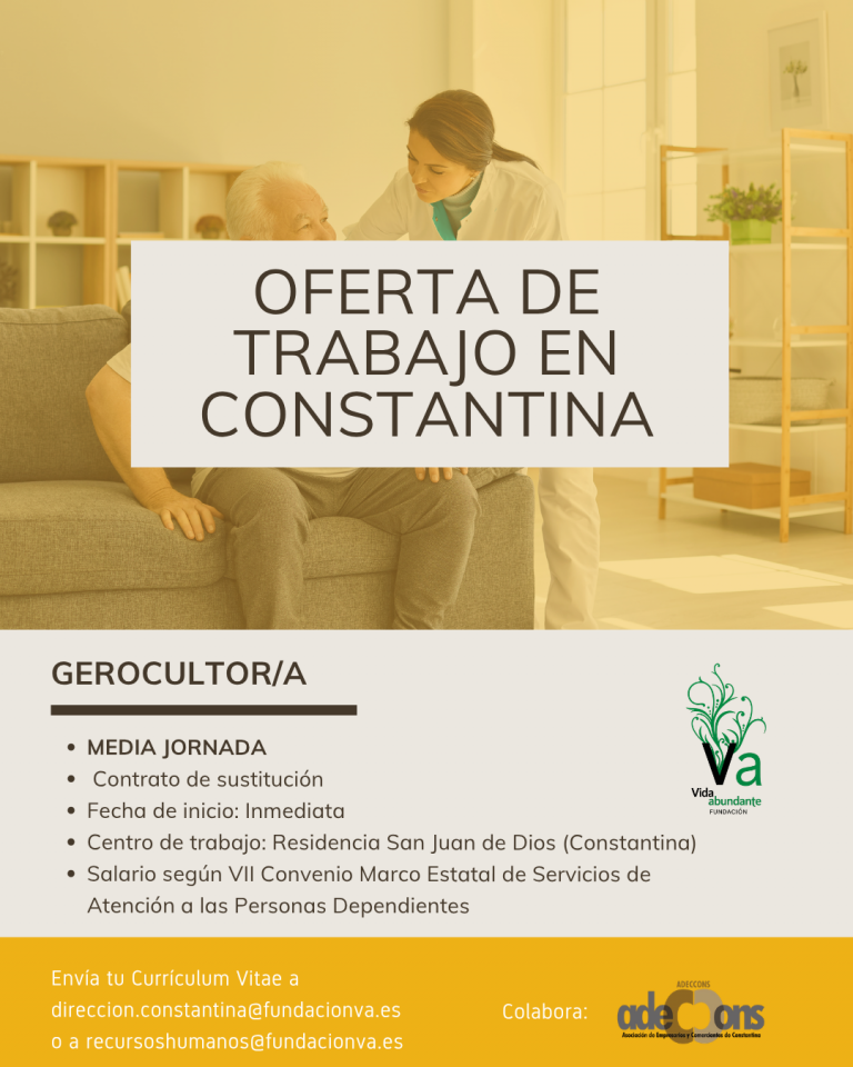 Oferta Empleo 1- Gerocultor 2
